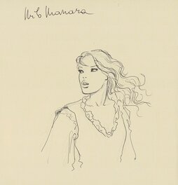 Milo Manara - Femme - Illustration originale