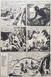 Augusto Pedrazza - Pedrazza, Akim, L'homme le plus fort du monde, planche n°44, Akim#67, 1962. - Comic Strip
