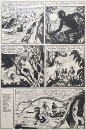 Augusto Pedrazza - Pedrazza, Akim, L'homme le plus fort du monde, planche n°44, Akim#67, 1962. - Planche originale