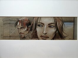 Enki Bilal - JULIA & ROEM  couleur directe - Planche originale