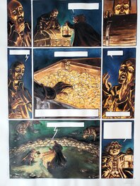 Gwendal Lemercier - CONTES DES HAUTES TERRES T2 LA SIXIEME COURONNE  couleur directe - Comic Strip