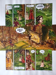 Gwendal Lemercier - LES CONTES DE L'ANKOU T2 QUI EST MON PERE ? couleur directe - Planche originale