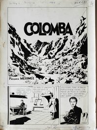 MOREAU - COLOMBA 2 - Planche originale