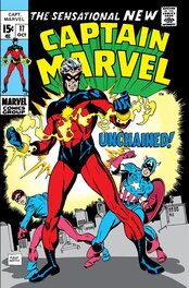 Cover caotain Marvel 17