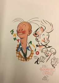 Al Severin - Dedicace - Planche originale