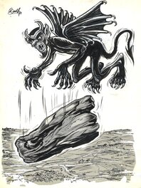 Buth - Van Stad tot Stad ('t Kapoentje) - Original Illustration