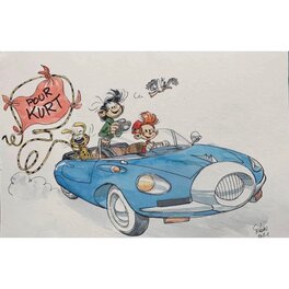 Yoann - Spirou - Illustration originale