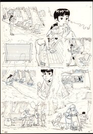 Mig - Planche 12 "Un petit livre oublié sur un banc" tome 1 (page 18) - Comic Strip