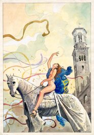 Milo Manara - Mostra a Verona - Original Illustration