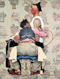 L'œuvre de Norman Rockwell ayant inspiré Man