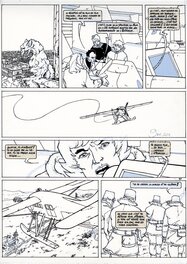 Planche originale - Neige - Tome 13 - planche 37 - Galerie Nicolas Sanchez