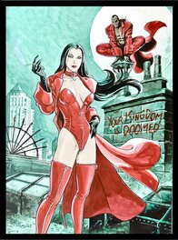 Enrico Marini - Rapaces - Camilla & Drago - Illustration originale