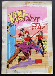La Couverture originale du KIKI SPRINT 5 au format entier de 21 X 29,7 Cm , Éo Bd Petit Format S.E.R 1959 La Couverture originale du KIKI SPRINT 5 au format entier de 21 X 29,7 Cm , Éo Bd Petit Format S.E.R 1959