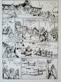 Gwendal Lemercier - DURANDAL T3 LA MARCHE DE BRETAGNE - Planche originale