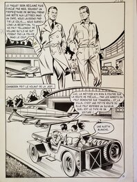 Juan José Ubeda Fuentes - CAMBERRA  T7 LES TROMPETTES DE LA MORT planche originale - Comic Strip