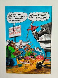 Philippe Vuillemin - Location de hors-bords - Comic Strip
