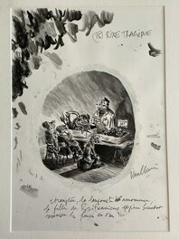 Philippe Vuillemin - Rixe tragique - Planche originale
