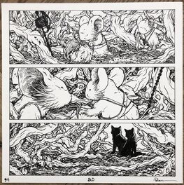 David Petersen - David Petersen - Mouse Guard - The Black Axe - 2012 - #4 p20 - Comic Strip