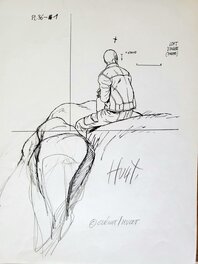 Daniel Hulet - IMMONDYS AU-DELA DE L'IMPOSSIBLE crayonné - Œuvre originale