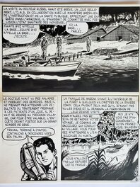 collectif de dessinateurs - COMMANDO n°85 LE NAUFRAGE 1 planche originale - Comic Strip