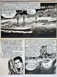 collectif de dessinateurs - COMMANDO n°85 LE NAUFRAGE 1 planche originale - Planche originale