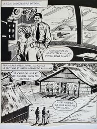 collectif de dessinateurs - COMMANDO n°86 LE NAUFRAGE 2 planche originale - Planche originale