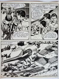collectif de dessinateurs - COMMANDO n°86 LE NAUFRAGE 2 planche originale - Comic Strip