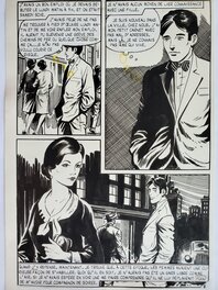 collectif de dessinateurs - FLASH ESPIONNAGE n°48 MISSION SPECIALE planche originale - Comic Strip