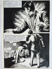 collectif de dessinateurs - FLASH ESPIONNAGE n°48 MISSION SPECIALE planche originale n°16 - Comic Strip