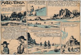 Hans Kresse - Matho Tonga part 1 - De laatste der Mandans - Planche originale