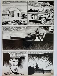 Jean-Paul Decoudun - TEMERAIRE n°72  TOMIC - L'AVENTURE SOUS-MARINE  planche originale - Comic Strip