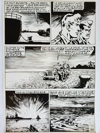 Planche originale - TEMERAIRE n°72  TOMIC - L'AVENTURE SOUS-MARINE  planche originale