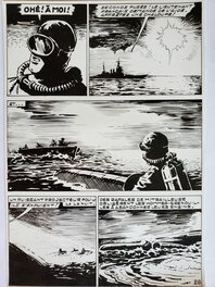 Jean-Paul Decoudun - TEMARAIRE n°72  TOMIC - L'AVENTURE SOUS-MARINE  planche originale - Planche originale