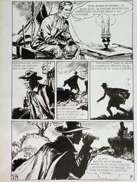 Pierre Dupuis - LES AVENTURES DU CHEVALIER BISCAYE - LA PRISE DE COURTRAI premier épisode planche originale - Comic Strip