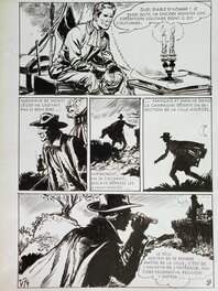 LES AVENTURES DU CHEVALIER BISCAYE - LA PRISE DE COURTRAI premier épisode planche originale