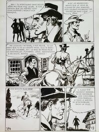 Pierre Dupuis - LES AVENTURES DU CHEVALIER BISCAYE - LA PRISE DE COURTRAI premier épisode planche originale - Comic Strip