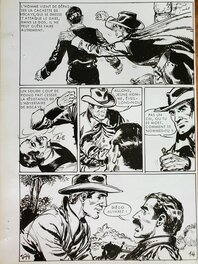 Pierre Dupuis - LES AVENTURES DU CHEVALIER BISCAYE - LA PRISE DE COURTRAI premier épisode planche originale - Comic Strip