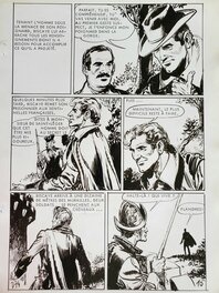 Pierre Dupuis - LES AVENTURES DU CHEVALIER BISCAYE - LA PRISE DE COURTRAI premier épisode planche originale - Comic Strip