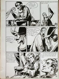 Pierre Dupuis - LES AVENTURES DU CHEVALIER BISCAYE - LA PRISE DE COURTRAI premier épisode planche originale - Comic Strip