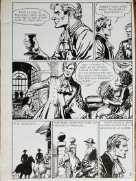 Pierre Dupuis - LES AVENTURES DU CHEVALIER BISCAYE - LA PRISE DE COURTRAI premier épisode planche originale - Comic Strip