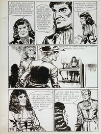 Pierre Dupuis - LES AVENTURES DU CHEVALIER BISCAYE - LA PRISE DE COURTRAI premier épisode planche originale - Planche originale