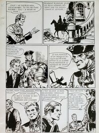 Pierre Dupuis - LES AVENTURES DU CHEVALIER BISCAYE - LA PRISE DE COURTRAI premier épisode planche originale - Comic Strip