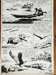 Comic Strip - YATACA (Fils-du-Soleil) n°10 LE CLAN DES TAMANOIRS planche originale