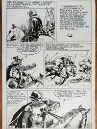 M V - Baron DE MALECORNE planche originale - Comic Strip