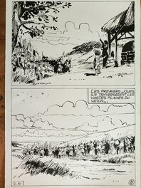 M V - BARON DE MALECORNE planche originale - Comic Strip