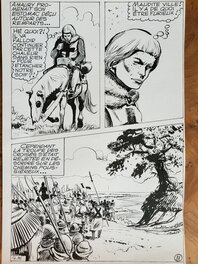 M V - BARON DE MALECORNE planche originale - Planche originale