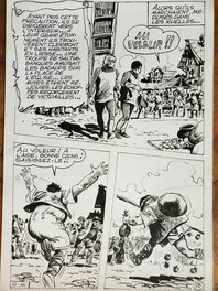 M V - BARON DE MALECORNE planche originale - Planche originale