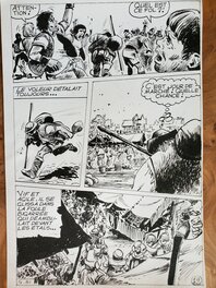 M V - BARON DE MALECORNE planche originale - Comic Strip