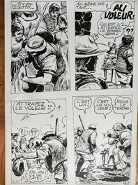 M V - BARON DE MALECORNE planche originale - Comic Strip