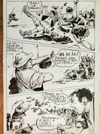 M V - BARON DE MALECORNE planche originale - Comic Strip